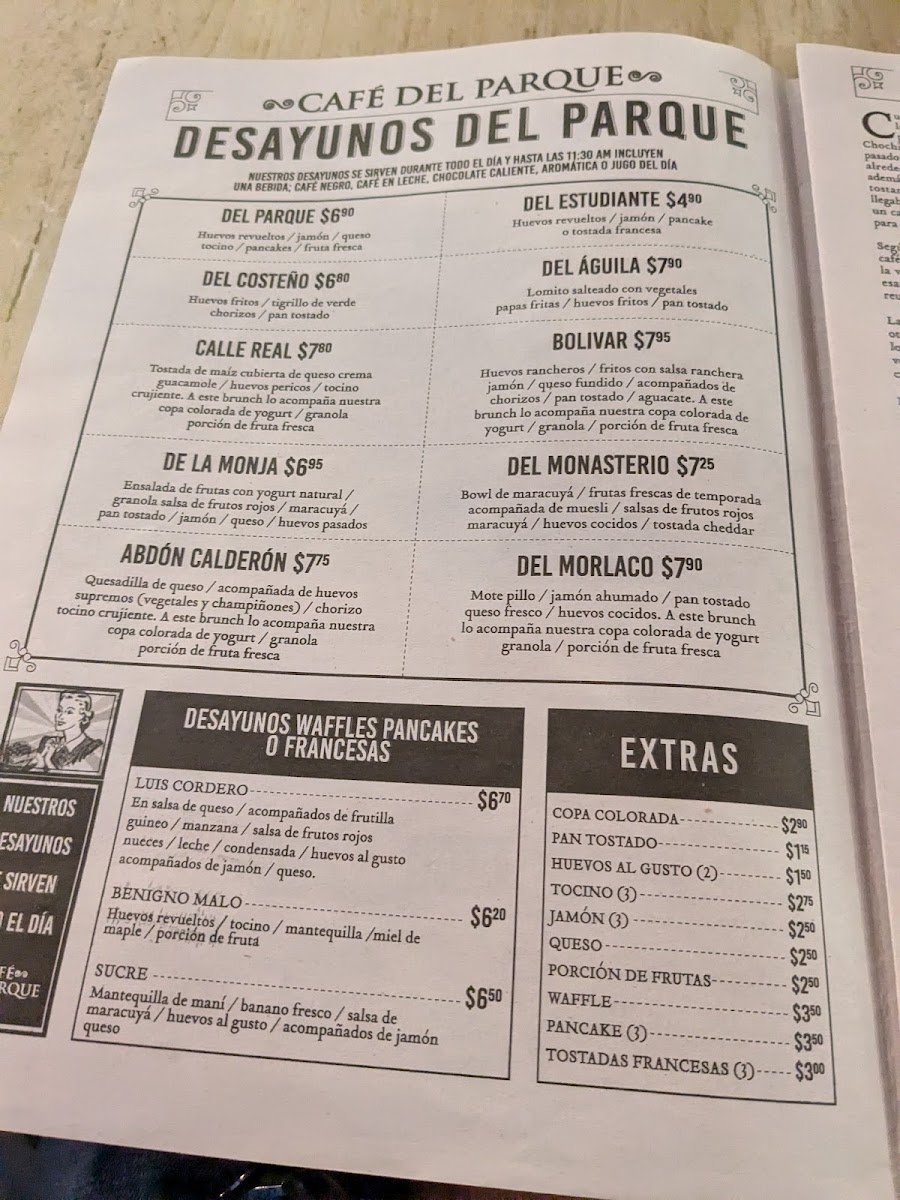 Menu Café Del Parque-9